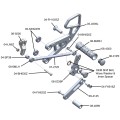 WOODCRAFT Honda CBR1000RR (2017+) Complete Rearset Kit WOODCRAFT Honda CBR1000RR (2017+) Complete Rearset Kit